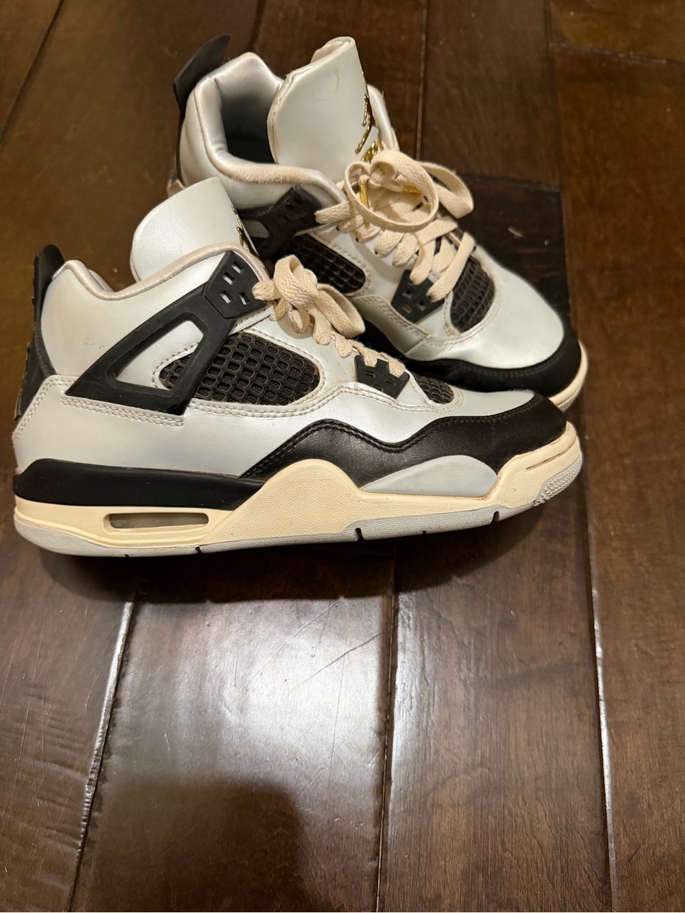 Nike Jordan 4 Retro pure platinum big kid size 5.5